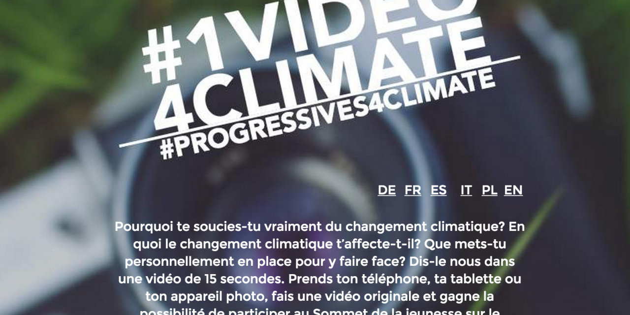 Sommet de la jeunesse contre le changement climatique : le groupe S&D organise un concours !